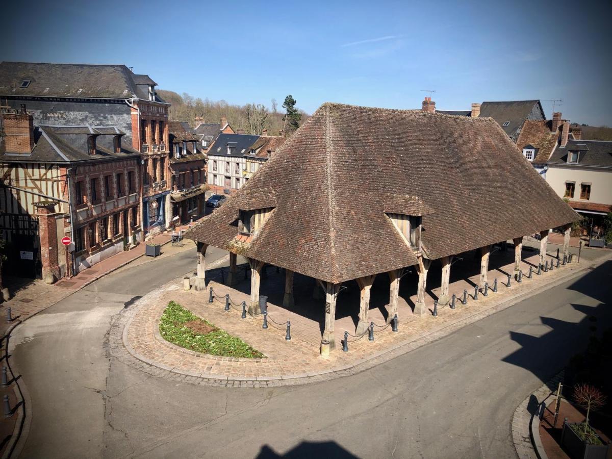 Gite Hotel De Maitre Centre Village La Chapelle Lyons-la-Forêt Exterior foto