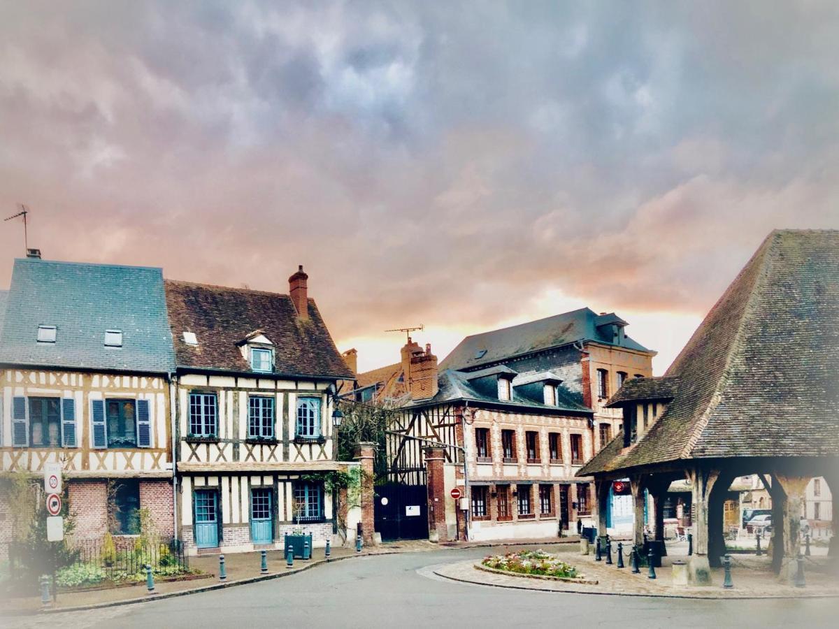 Gite Hotel De Maitre Centre Village La Chapelle Lyons-la-Forêt Exterior foto